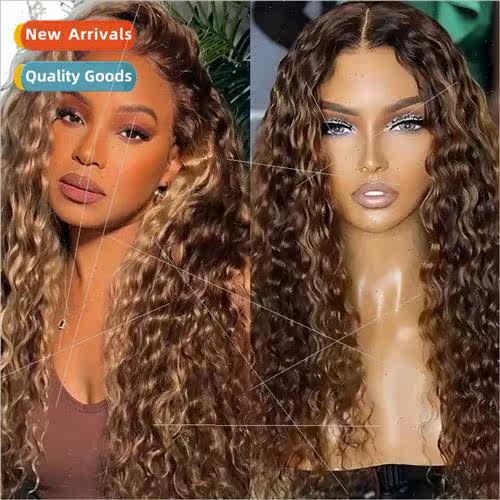 Europe Fashion Piano Color Small Curly Chemical Fiber Head C