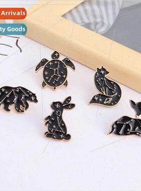 New Personalised Cartoon Black Star Rabb Fox Turtle Accessor