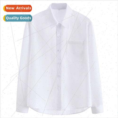 DK unim shirt Japan college male pointed collar long sleeve