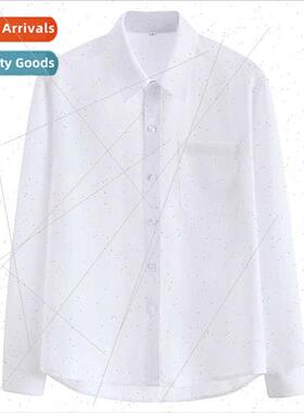 DK unim shirt Japan college male pointed collar long sleeve