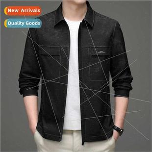 fall men jacket business thin Middle casual aged