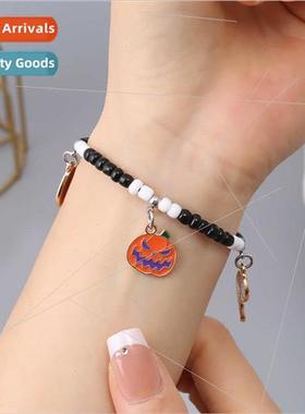 Europe Halloween new pumpkin spooky ghost face black whe ric