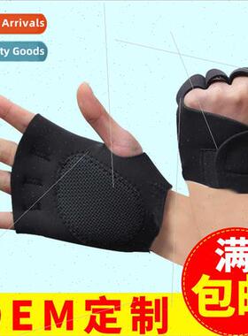 Fness half finger gloves gym riding climbing badminton fishi