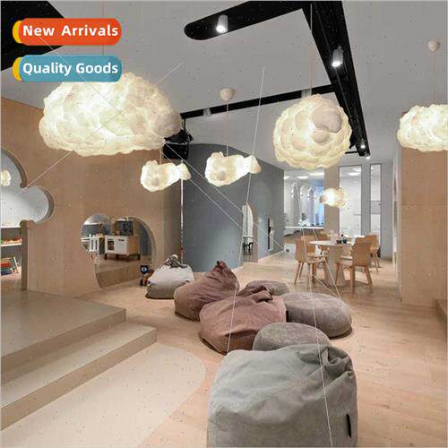 Clouds lamp clothing  chandelier creative milk tea  window r