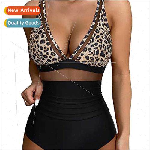 Europe One-piece Swimsu Sexy Hollow Out Solid Color Bikini S