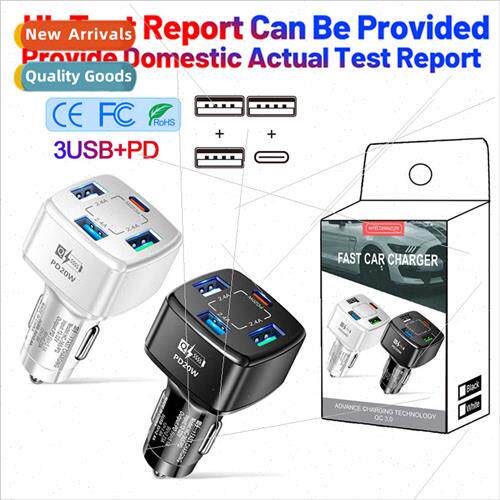 32W car charger PD20W fast charger cigarette lighter con plu