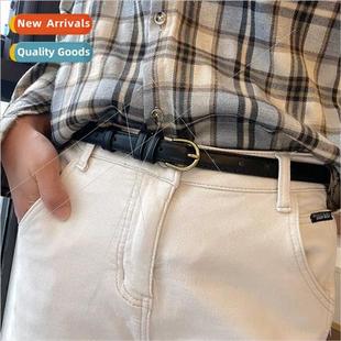 belt ladies skirt retro deco buckle thin pin mple jeans