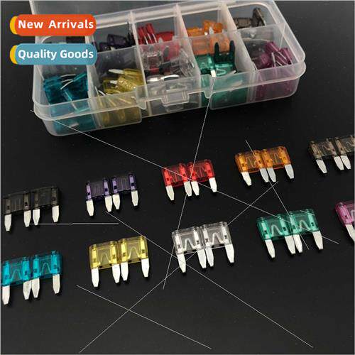 100PCS Small Car Insert Fuse Electric Vehicle Zinc Plate Box