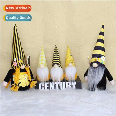 Bee Festival Faceless Doll Doll Cute Bee Gnome Ornament Deco