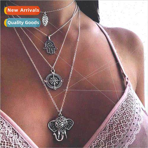 Europe east Asia accessories pendant elephant moon heart-sha