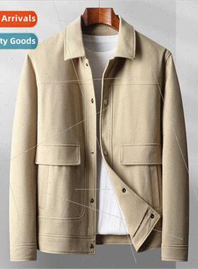 New men lapel jacket 2023 Spring Autumn nd Korean  top youth