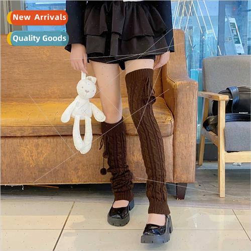 New autumn winter lengthened ball twist sock set woolen stoc