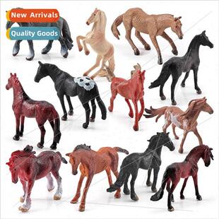 Arabian Shire Morgan World Mini Horse Model