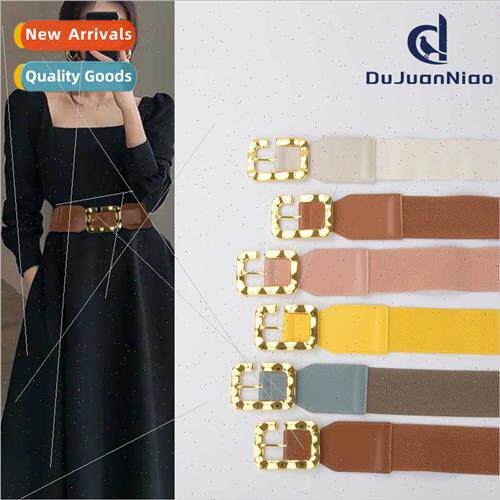Elastic waist belt ladies dress su decorative temperament wa