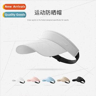 Summer new sports sunscreen hollow cap female outdoor sunscr