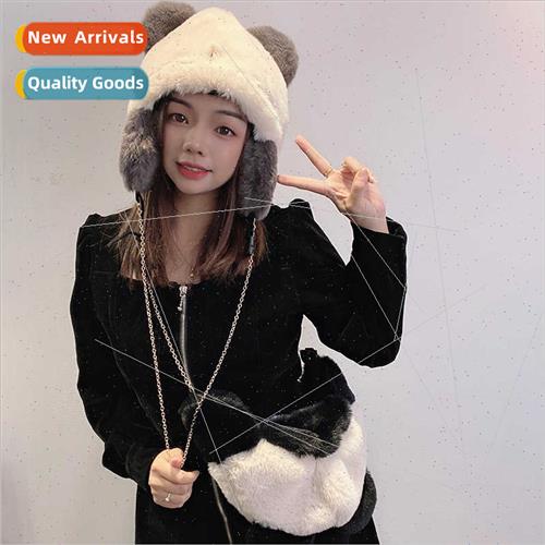 2022 fall winter new bag cap female a cap dual-use can be a