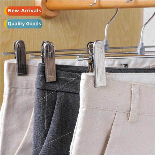 Drying clothes stainless steel metal steel pants clip plasti