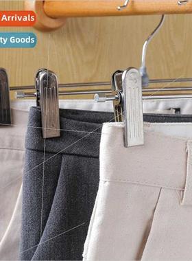 Drying clothes stainless steel metal steel pants clip plasti