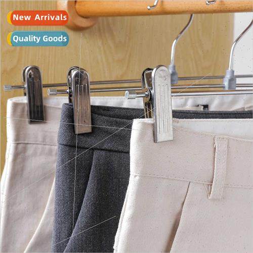 Drying clothes stainless steel metal steel pants clip plasti
