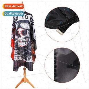 Fashion Vintage Skull Wahl Hairdressing Wrap Salon Dyeing Pe