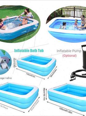 Thickened children inflatable swimming pool适用home use adul