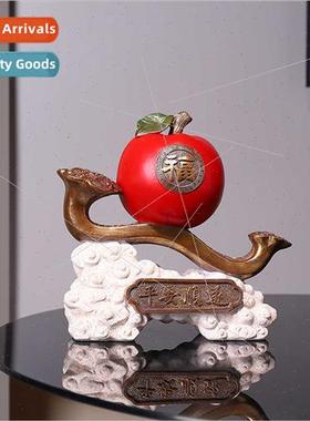 适用Appleornament peace prosperity decorations home bookcase