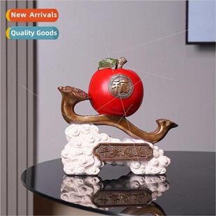 适用Appleornament peace prosperity decorations home bookcase