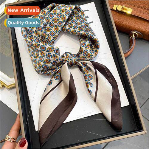 Spring new floral mulberry silk silk scarf elegant decorativ