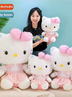 New KT cat plush toy doll flower skirt kt cat cloth doll bir
