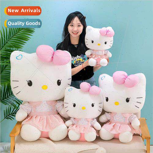 New KT cat plush toy doll flower skirt kt cat cloth doll bir