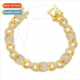 splicing nose diamonds buck pig creative buckle Full words