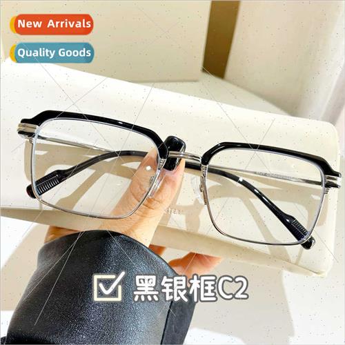 Premium sense Sven half frame myopia glasses men anti-blue l