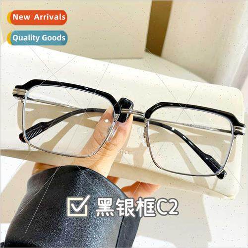 Premium sense Sven half frame myopia glasses men anti-blue l