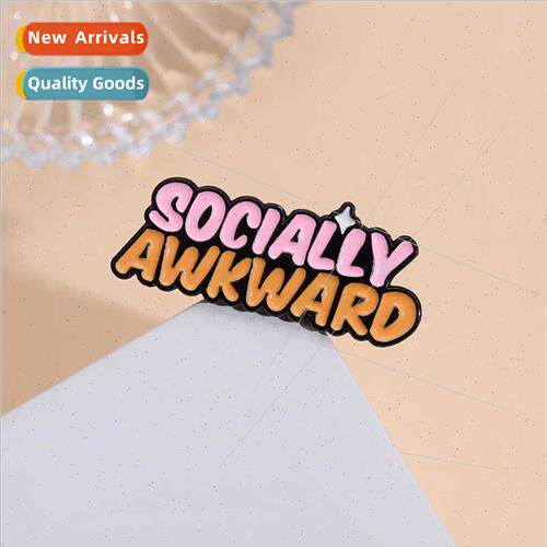 New creative cartoon letters socially awkwaro personalised h