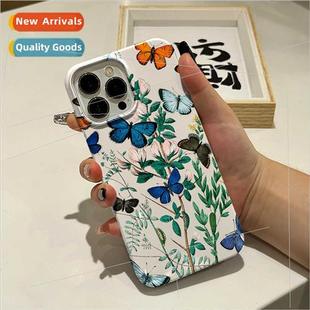 适用Apple Phone Butterfly iPhone Filigree Case 14p Flower