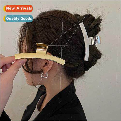 mple fashion metal shark clip hair clips female back head la
