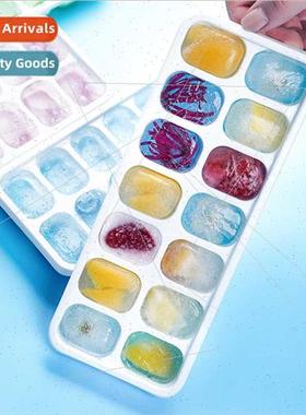 Soft plastic ice cube mold ice compartment lid ice box refri
