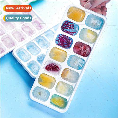 Soft plastic ice cube mold ice compartment lid ice box refri