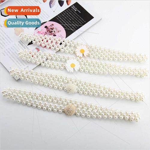 New stch waist chain female hundred pearl belt when small da