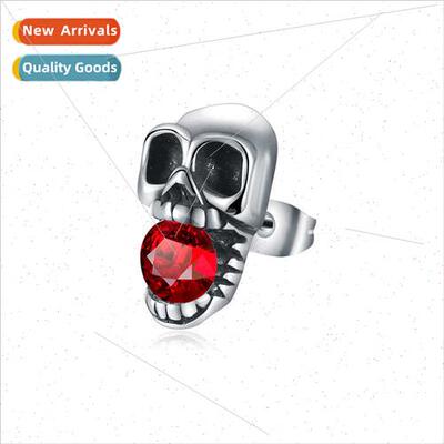 Rattling Arrow Personalised Hip Hop Set Skull Men Earrings