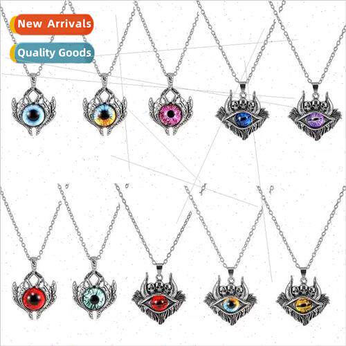 Devil Eye Necklace Alloy Pendant Fashion Retro Hipster Men J