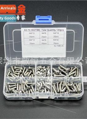 120pcs M4*6 8 10 12 16 20 Stainless Steel 304 Pan Head Hexag