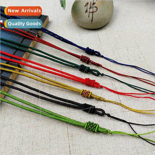 Mesh clasp necklace rope DIY handmade woven pendant lanyard