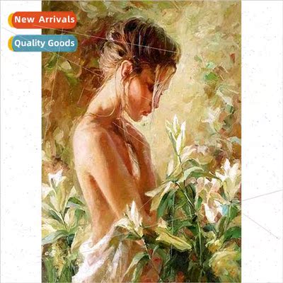 New hand-applied diamond full diamond living room character