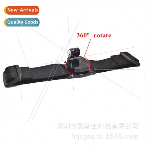 适用gopro 360 degree swivel helmet strap Hero5 mount New hel