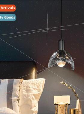-modern minimalist light luxury crystal bedroom bedside copp