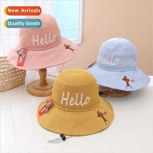 baby fisherman brim hats sunsc large summer net Children hat