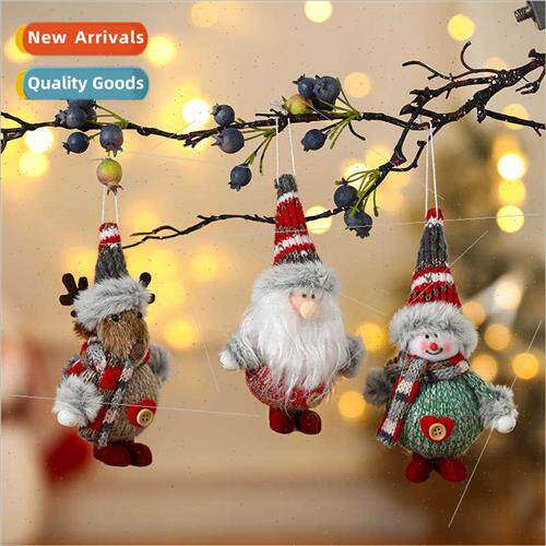 New colorful fabric foam hanging ornaments Christmas decorat