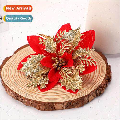 Christmas flowers three leaves three whiskers Christmas e ar