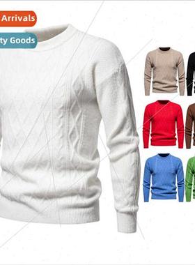 Spring Autumn men round neck kn sweater casual fashion pullo